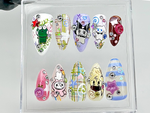 Kawaii Sanrio Press On Nails | Keroppi Kuromi Cinnamoroll Press Ons | Cute Pastel Fake Nails |Japanese Character Nails |Kawaii Nails|HB854YC