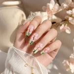 Blossom Breeze ¨C Elegant 3D Nail Art Spring Petals ¨C Chic European Nail Set Pastel Sakura ¨C Delicate Nail Design/005