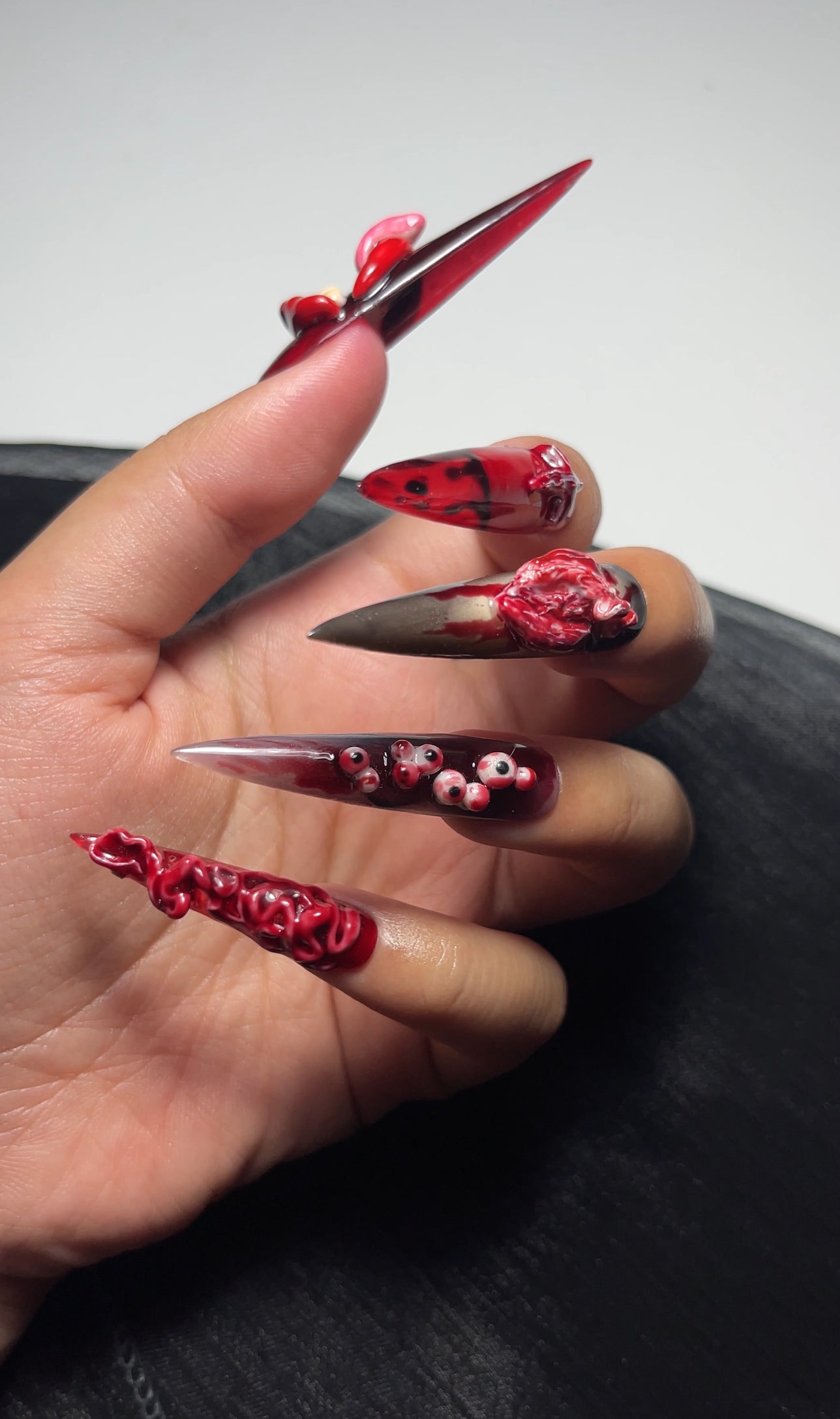 Bloody Anatomical Heart Press On Nails | $500 Sets