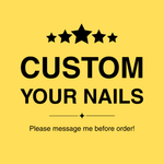 Custom Nail Designs Press On Nails | High-Quality Custom Designs to Express Your Unique Style | Create Your Perfect Nails | Personalized | HD99Y
