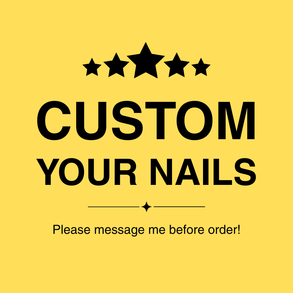 Custom Press On Nails | Crafting Innovative Nail Art - Embrace Your Individuality | Gift for her, Nails press on | Mother day gift | HD200Y