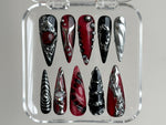 Elegant Lotus Flower Press On Nails | WG23