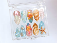 Tropical Ocean Press On Nails | TB33