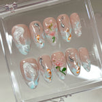 Koi Pond Press On Nails | ZN64