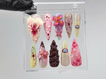 Orchid Floral Press On Nails | FL58